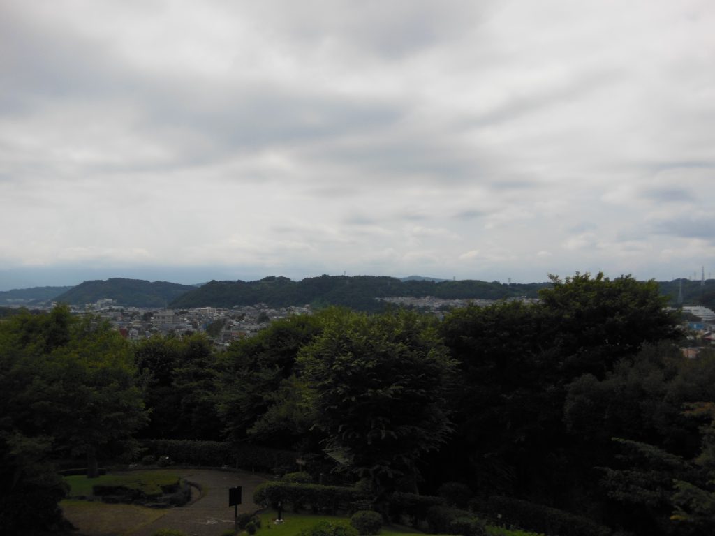 城山公園展望台からの眺め
